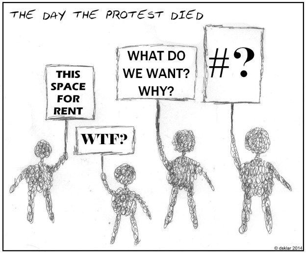 protest died